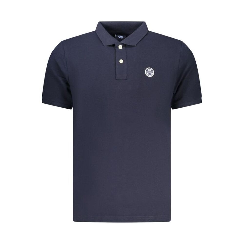 North Sails Blue Cotton Men Polo Men's Shirt